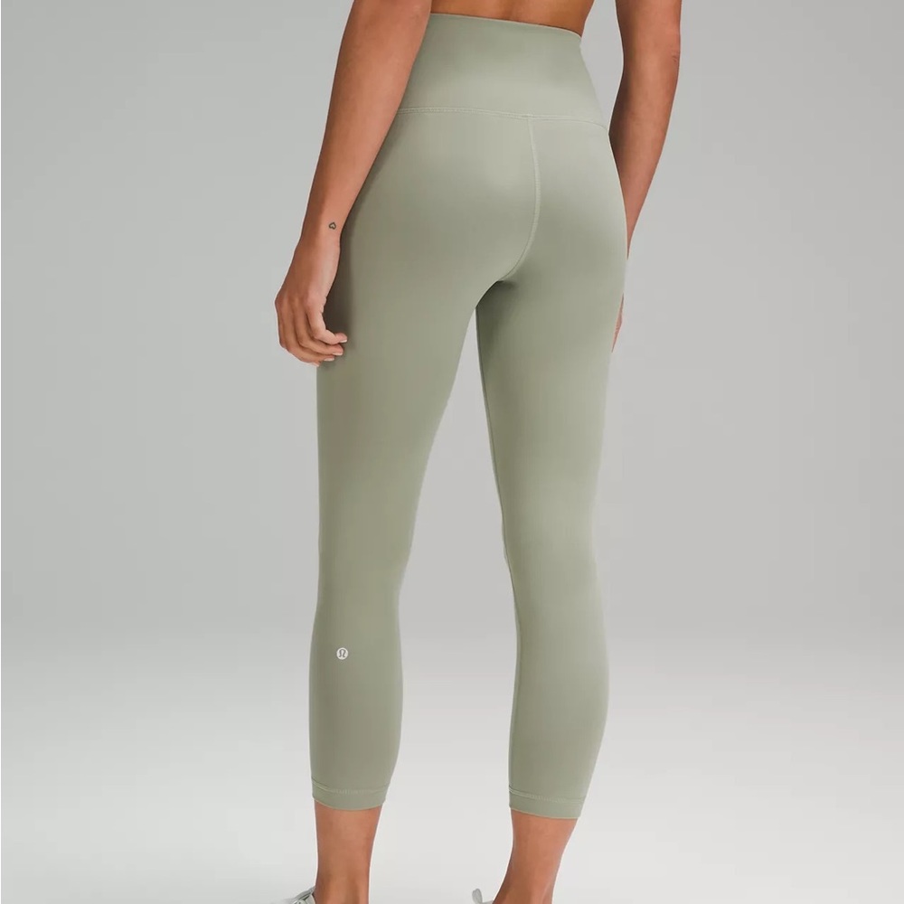 ❤️ lululemon wunder train high rise crop *23” in laurel green